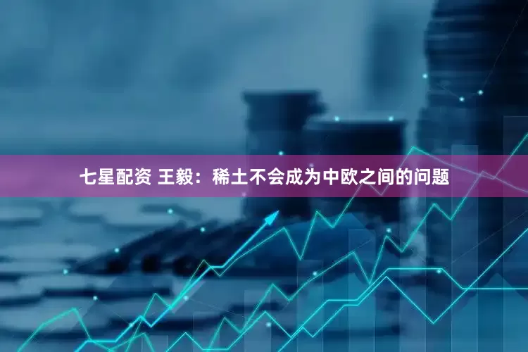 七星配资 王毅：稀土不会成为中欧之间的问题