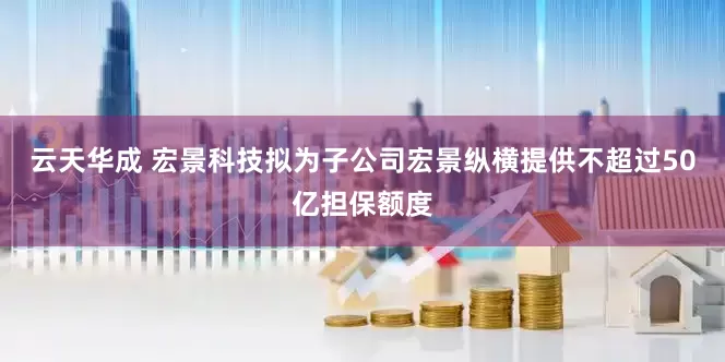 云天华成 宏景科技拟为子公司宏景纵横提供不超过50亿担保额度