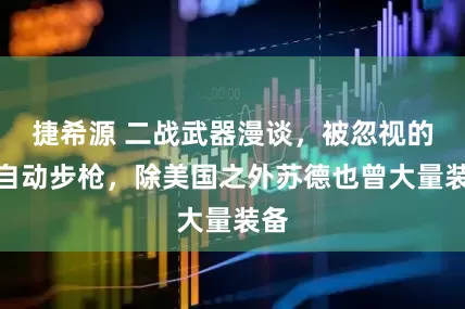 捷希源 二战武器漫谈，被忽视的半自动步枪，除美国之外苏德也曾大量装备